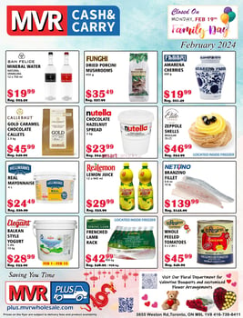 MVR Cash and Carry - Monthly Specials